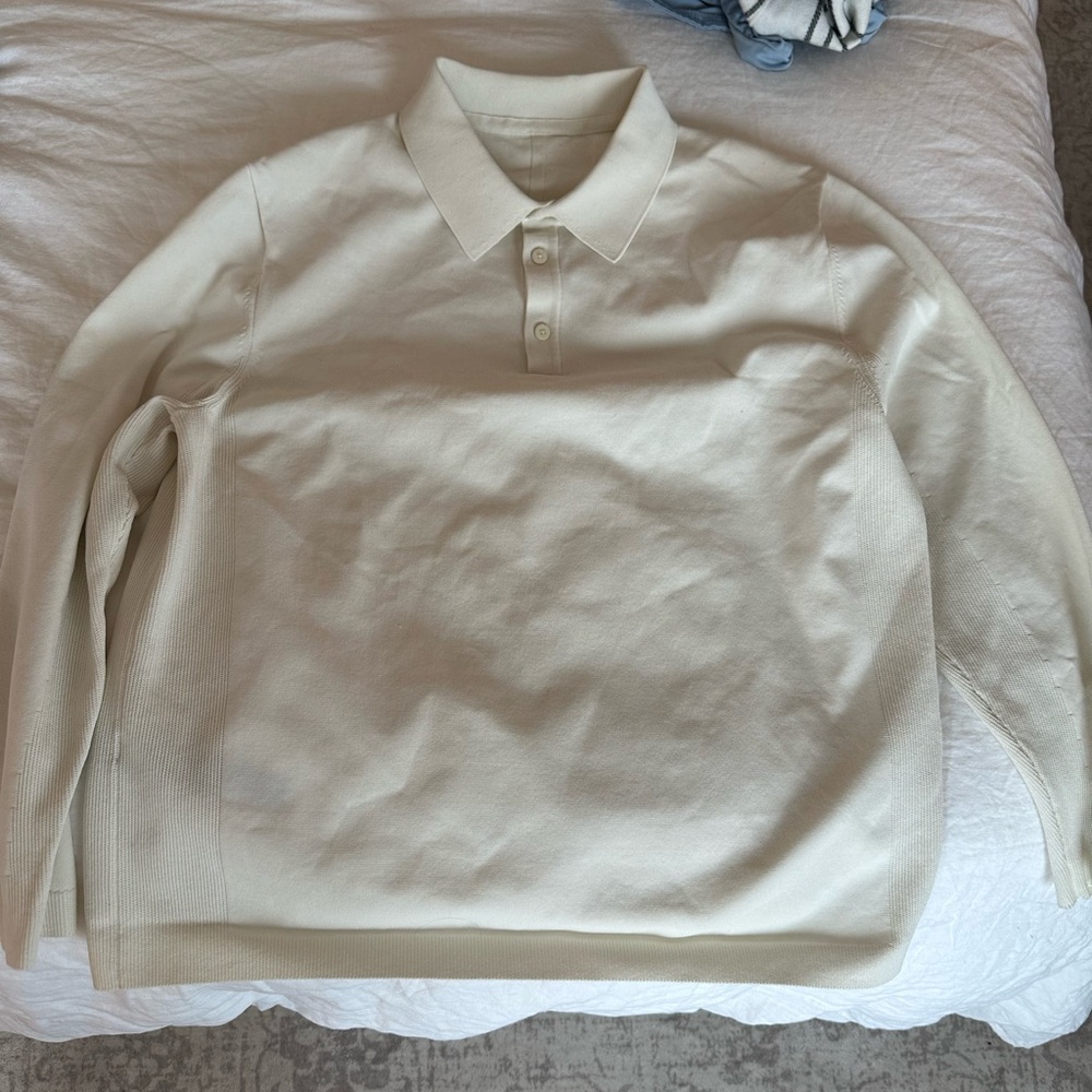 Lululemon Athletica Cream Knit Sweater